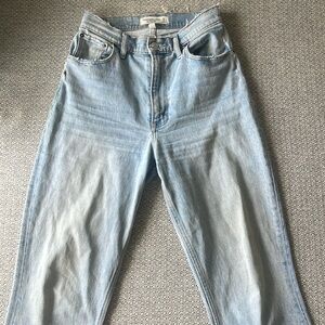 Abercrombie HiRise 90s Curve Love Light wash Jeans
